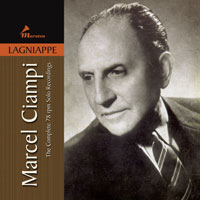 Marcel Ciampi: The Complete 78 rpm Solo Recordings CD cover