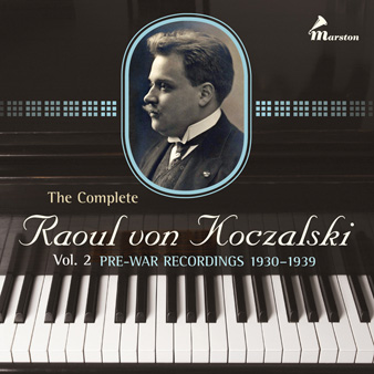 The Complete Raoul von Koczalski vol. 2 CD cover